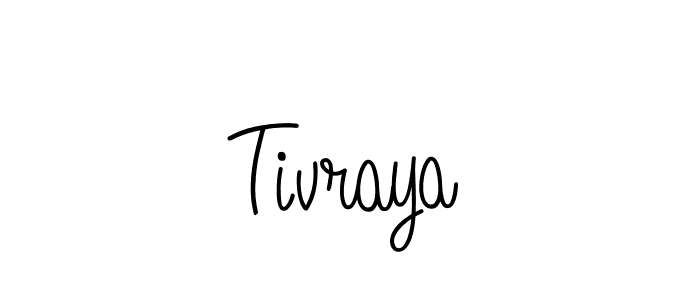 Design your own signature with our free online signature maker. With this signature software, you can create a handwritten (Angelique-Rose-font-FFP) signature for name Tivraya. Tivraya signature style 5 images and pictures png