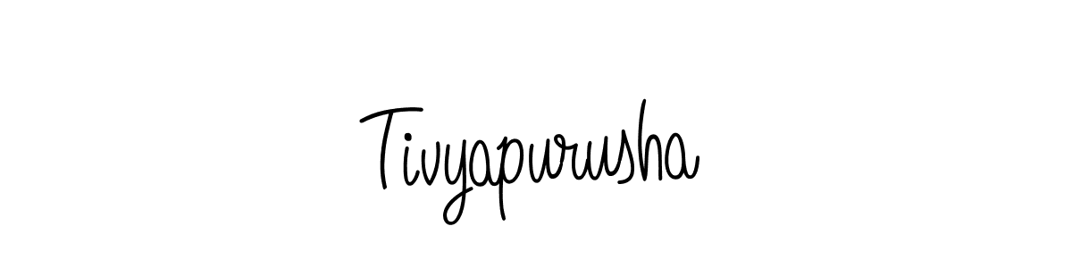 How to make Tivyapurusha signature? Angelique-Rose-font-FFP is a professional autograph style. Create handwritten signature for Tivyapurusha name. Tivyapurusha signature style 5 images and pictures png