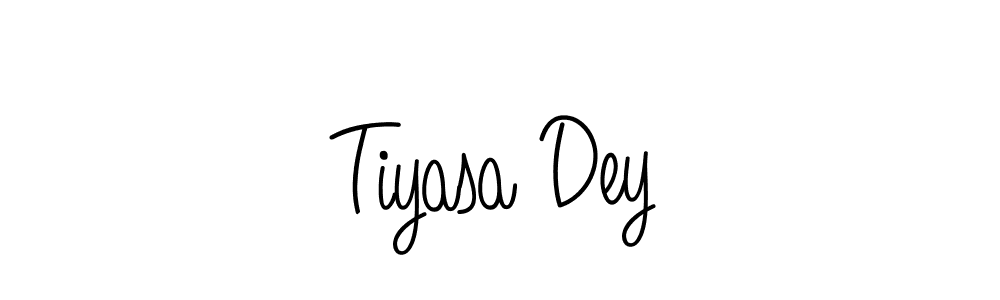 Use a signature maker to create a handwritten signature online. With this signature software, you can design (Angelique-Rose-font-FFP) your own signature for name Tiyasa Dey. Tiyasa Dey signature style 5 images and pictures png