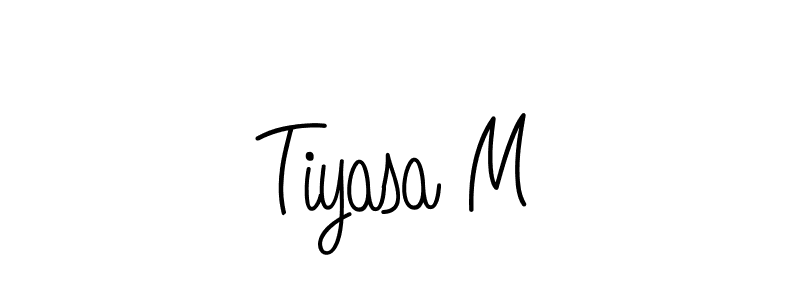Also You can easily find your signature by using the search form. We will create Tiyasa M name handwritten signature images for you free of cost using Angelique-Rose-font-FFP sign style. Tiyasa M signature style 5 images and pictures png