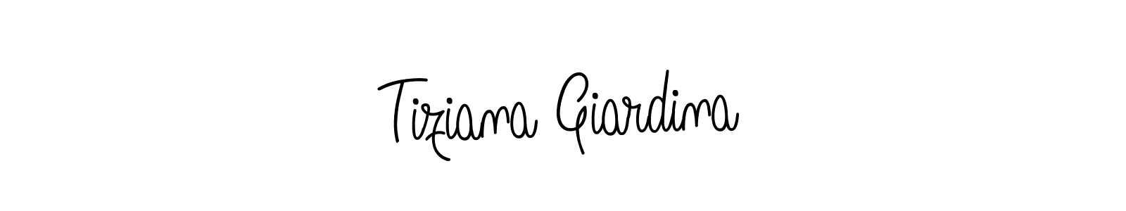 Use a signature maker to create a handwritten signature online. With this signature software, you can design (Angelique-Rose-font-FFP) your own signature for name Tiziana Giardina. Tiziana Giardina signature style 5 images and pictures png