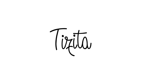 Design your own signature with our free online signature maker. With this signature software, you can create a handwritten (Angelique-Rose-font-FFP) signature for name Tizita. Tizita signature style 5 images and pictures png