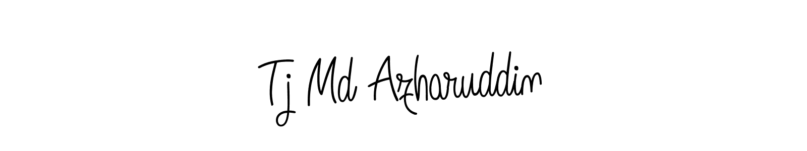Also we have Tj Md Azharuddin name is the best signature style. Create professional handwritten signature collection using Angelique-Rose-font-FFP autograph style. Tj Md Azharuddin signature style 5 images and pictures png