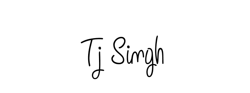 How to make Tj Singh signature? Angelique-Rose-font-FFP is a professional autograph style. Create handwritten signature for Tj Singh name. Tj Singh signature style 5 images and pictures png