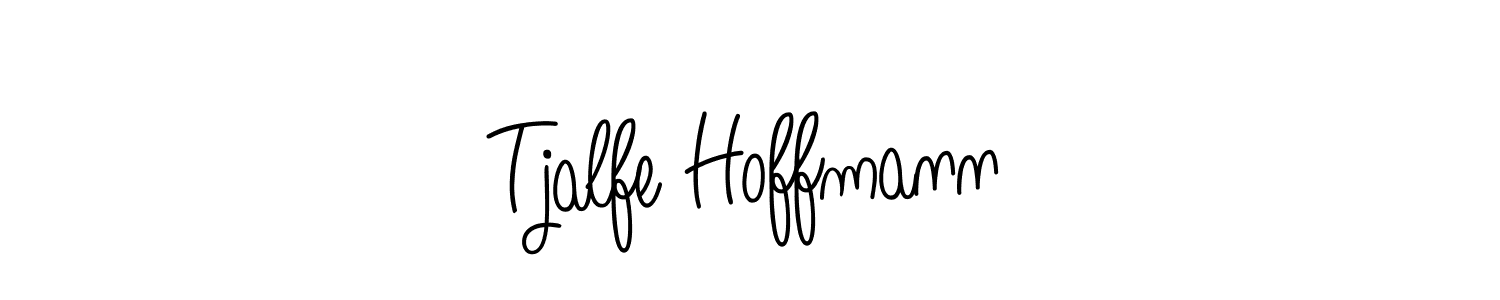 Tjalfe Hoffmann stylish signature style. Best Handwritten Sign (Angelique-Rose-font-FFP) for my name. Handwritten Signature Collection Ideas for my name Tjalfe Hoffmann. Tjalfe Hoffmann signature style 5 images and pictures png