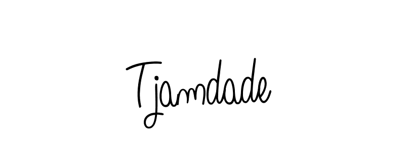 Make a beautiful signature design for name Tjamdade. Use this online signature maker to create a handwritten signature for free. Tjamdade signature style 5 images and pictures png