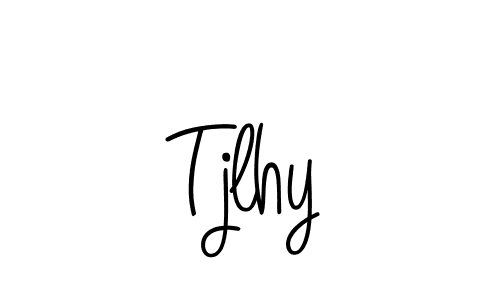 if you are searching for the best signature style for your name Tjlhy. so please give up your signature search. here we have designed multiple signature styles  using Angelique-Rose-font-FFP. Tjlhy signature style 5 images and pictures png