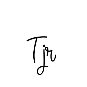 How to make Tjr signature? Angelique-Rose-font-FFP is a professional autograph style. Create handwritten signature for Tjr name. Tjr signature style 5 images and pictures png