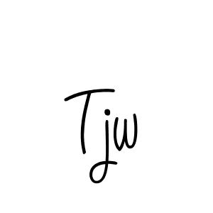 Design your own signature with our free online signature maker. With this signature software, you can create a handwritten (Angelique-Rose-font-FFP) signature for name Tjw. Tjw signature style 5 images and pictures png