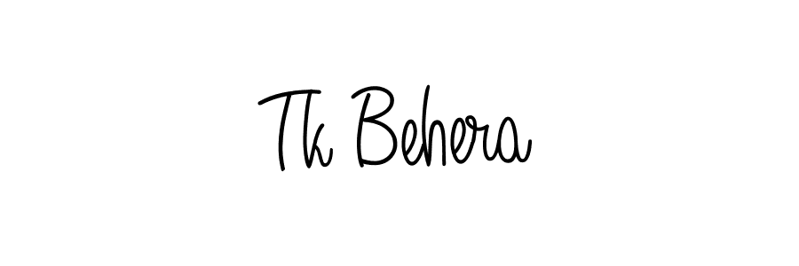 How to Draw Tk Behera signature style? Angelique-Rose-font-FFP is a latest design signature styles for name Tk Behera. Tk Behera signature style 5 images and pictures png