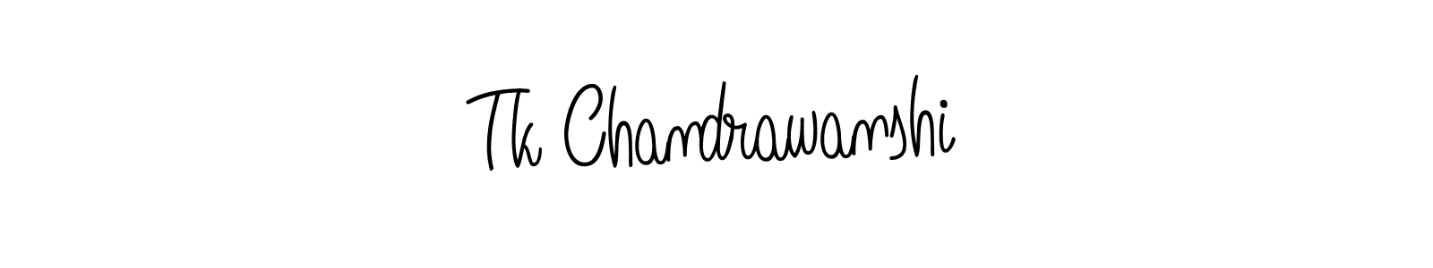 You can use this online signature creator to create a handwritten signature for the name Tk Chandrawanshi. This is the best online autograph maker. Tk Chandrawanshi signature style 5 images and pictures png