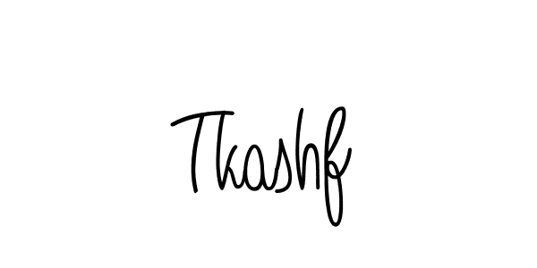 Tkashf stylish signature style. Best Handwritten Sign (Angelique-Rose-font-FFP) for my name. Handwritten Signature Collection Ideas for my name Tkashf. Tkashf signature style 5 images and pictures png