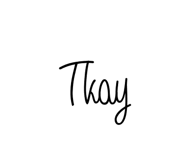 Also we have Tkay name is the best signature style. Create professional handwritten signature collection using Angelique-Rose-font-FFP autograph style. Tkay signature style 5 images and pictures png