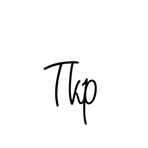 The best way (Angelique-Rose-font-FFP) to make a short signature is to pick only two or three words in your name. The name Tkp include a total of six letters. For converting this name. Tkp signature style 5 images and pictures png