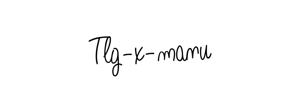 Tlg-x-manu stylish signature style. Best Handwritten Sign (Angelique-Rose-font-FFP) for my name. Handwritten Signature Collection Ideas for my name Tlg-x-manu. Tlg-x-manu signature style 5 images and pictures png
