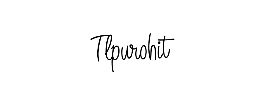 The best way (Angelique-Rose-font-FFP) to make a short signature is to pick only two or three words in your name. The name Tlpurohit include a total of six letters. For converting this name. Tlpurohit signature style 5 images and pictures png