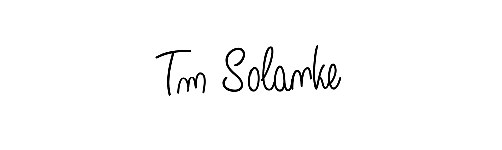 Best and Professional Signature Style for Tm Solanke. Angelique-Rose-font-FFP Best Signature Style Collection. Tm Solanke signature style 5 images and pictures png