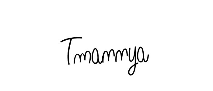 How to make Tmannya name signature. Use Angelique-Rose-font-FFP style for creating short signs online. This is the latest handwritten sign. Tmannya signature style 5 images and pictures png