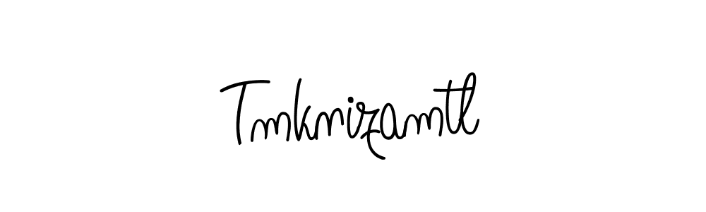 How to Draw Tmknizamtl signature style? Angelique-Rose-font-FFP is a latest design signature styles for name Tmknizamtl. Tmknizamtl signature style 5 images and pictures png