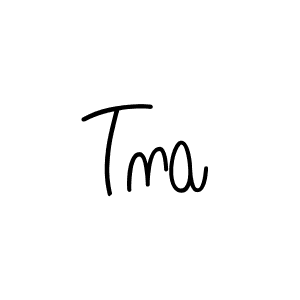 Design your own signature with our free online signature maker. With this signature software, you can create a handwritten (Angelique-Rose-font-FFP) signature for name Tna. Tna signature style 5 images and pictures png
