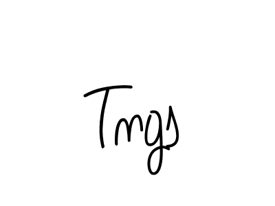 How to make Tngs name signature. Use Angelique-Rose-font-FFP style for creating short signs online. This is the latest handwritten sign. Tngs signature style 5 images and pictures png