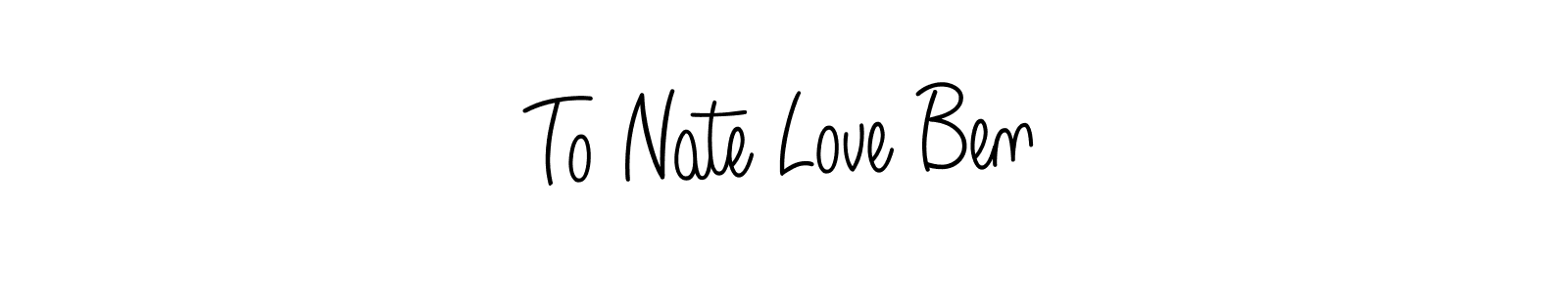 How to Draw To Nate Love Ben signature style? Angelique-Rose-font-FFP is a latest design signature styles for name To Nate Love Ben. To Nate Love Ben signature style 5 images and pictures png