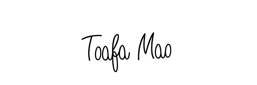 Toafa Mao stylish signature style. Best Handwritten Sign (Angelique-Rose-font-FFP) for my name. Handwritten Signature Collection Ideas for my name Toafa Mao. Toafa Mao signature style 5 images and pictures png