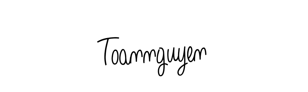 How to make Toannguyen signature? Angelique-Rose-font-FFP is a professional autograph style. Create handwritten signature for Toannguyen name. Toannguyen signature style 5 images and pictures png