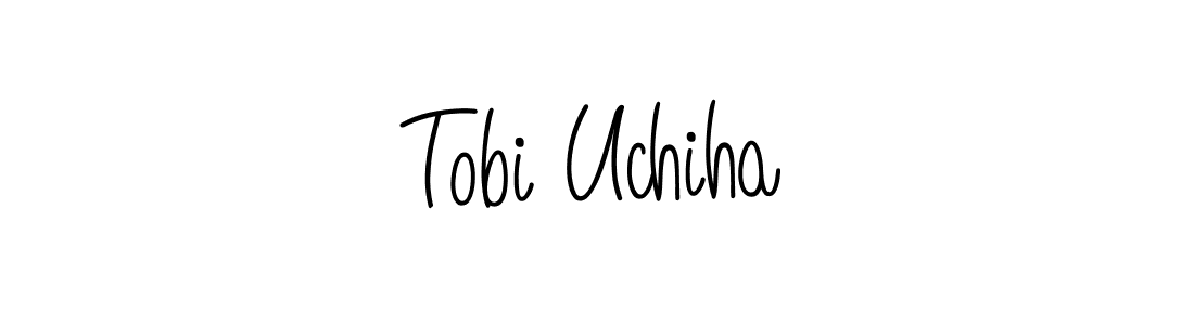 How to make Tobi Uchiha name signature. Use Angelique-Rose-font-FFP style for creating short signs online. This is the latest handwritten sign. Tobi Uchiha signature style 5 images and pictures png