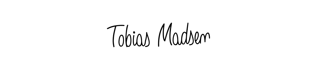 Angelique-Rose-font-FFP is a professional signature style that is perfect for those who want to add a touch of class to their signature. It is also a great choice for those who want to make their signature more unique. Get Tobias Madsen name to fancy signature for free. Tobias Madsen signature style 5 images and pictures png