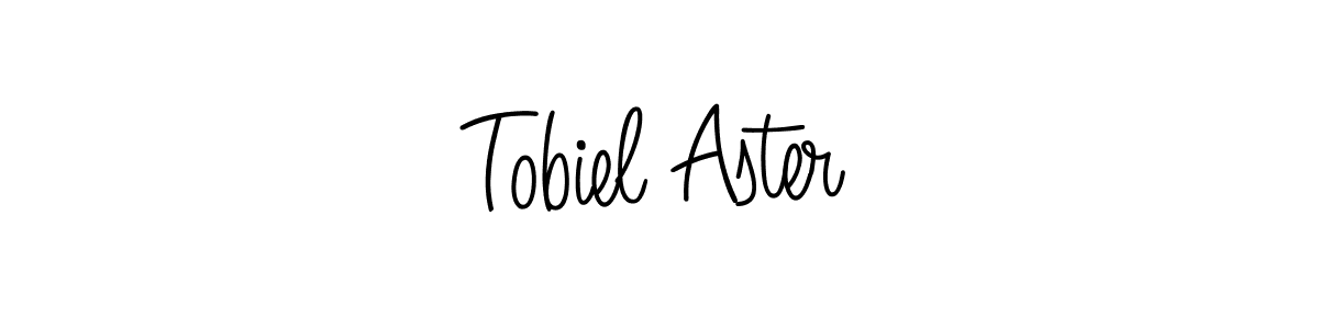 How to Draw Tobiel Aster signature style? Angelique-Rose-font-FFP is a latest design signature styles for name Tobiel Aster. Tobiel Aster signature style 5 images and pictures png