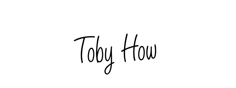 if you are searching for the best signature style for your name Toby How. so please give up your signature search. here we have designed multiple signature styles  using Angelique-Rose-font-FFP. Toby How signature style 5 images and pictures png