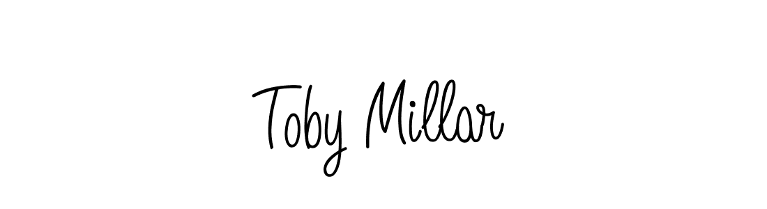 Create a beautiful signature design for name Toby Millar. With this signature (Angelique-Rose-font-FFP) fonts, you can make a handwritten signature for free. Toby Millar signature style 5 images and pictures png