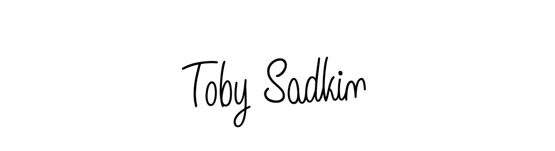 Also You can easily find your signature by using the search form. We will create Toby Sadkin name handwritten signature images for you free of cost using Angelique-Rose-font-FFP sign style. Toby Sadkin signature style 5 images and pictures png