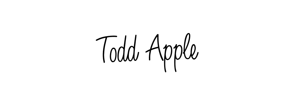 Design your own signature with our free online signature maker. With this signature software, you can create a handwritten (Angelique-Rose-font-FFP) signature for name Todd Apple. Todd Apple signature style 5 images and pictures png