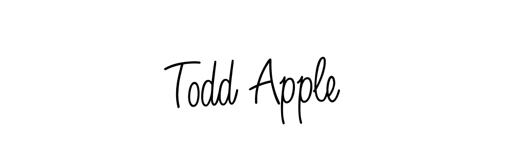 Make a beautiful signature design for name Todd Apple. Use this online signature maker to create a handwritten signature for free. Todd Apple signature style 5 images and pictures png