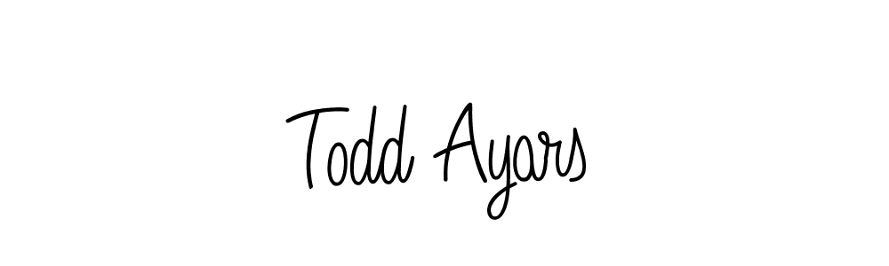 Best and Professional Signature Style for Todd Ayars. Angelique-Rose-font-FFP Best Signature Style Collection. Todd Ayars signature style 5 images and pictures png