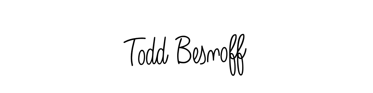 Best and Professional Signature Style for Todd Besnoff. Angelique-Rose-font-FFP Best Signature Style Collection. Todd Besnoff signature style 5 images and pictures png