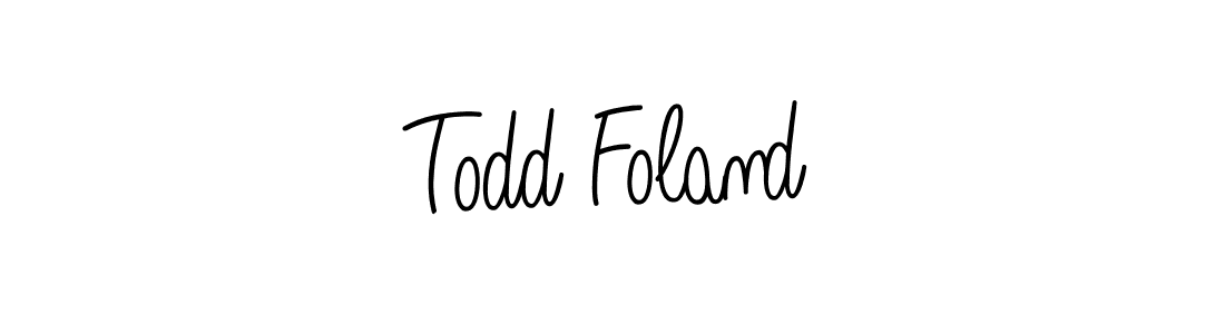 How to make Todd Foland signature? Angelique-Rose-font-FFP is a professional autograph style. Create handwritten signature for Todd Foland name. Todd Foland signature style 5 images and pictures png