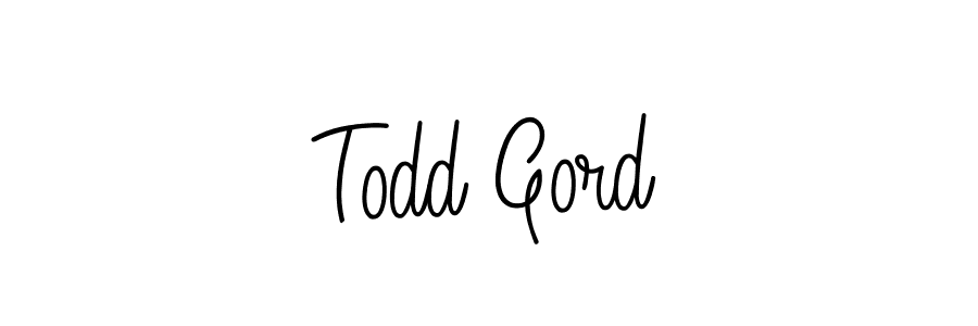 How to make Todd Gord signature? Angelique-Rose-font-FFP is a professional autograph style. Create handwritten signature for Todd Gord name. Todd Gord signature style 5 images and pictures png