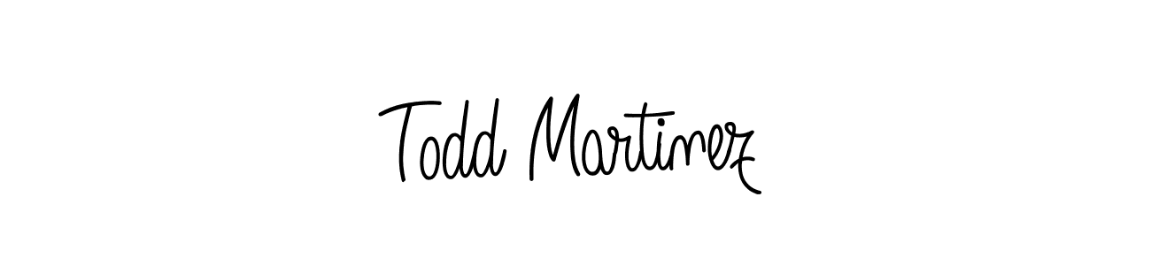 How to make Todd Martinez signature? Angelique-Rose-font-FFP is a professional autograph style. Create handwritten signature for Todd Martinez name. Todd Martinez signature style 5 images and pictures png