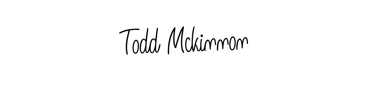 Todd Mckinnon stylish signature style. Best Handwritten Sign (Angelique-Rose-font-FFP) for my name. Handwritten Signature Collection Ideas for my name Todd Mckinnon. Todd Mckinnon signature style 5 images and pictures png