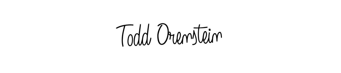 Design your own signature with our free online signature maker. With this signature software, you can create a handwritten (Angelique-Rose-font-FFP) signature for name Todd Orenstein. Todd Orenstein signature style 5 images and pictures png