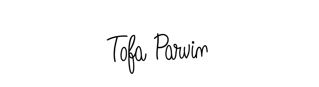 Similarly Angelique-Rose-font-FFP is the best handwritten signature design. Signature creator online .You can use it as an online autograph creator for name Tofa Parvin. Tofa Parvin signature style 5 images and pictures png