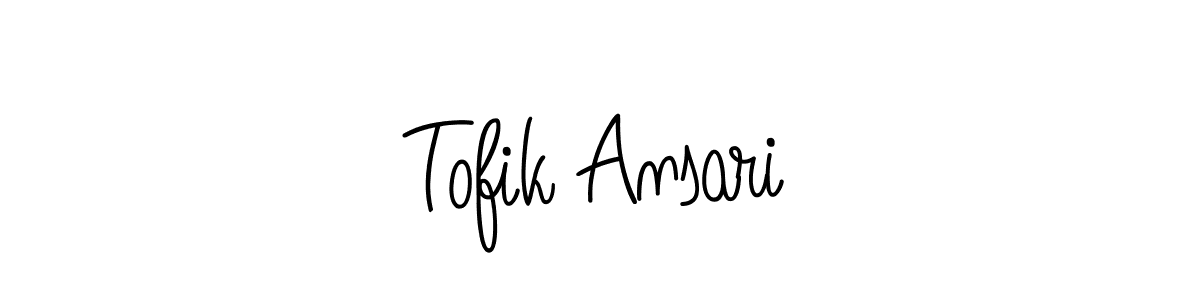 Angelique-Rose-font-FFP is a professional signature style that is perfect for those who want to add a touch of class to their signature. It is also a great choice for those who want to make their signature more unique. Get Tofik Ansari name to fancy signature for free. Tofik Ansari signature style 5 images and pictures png