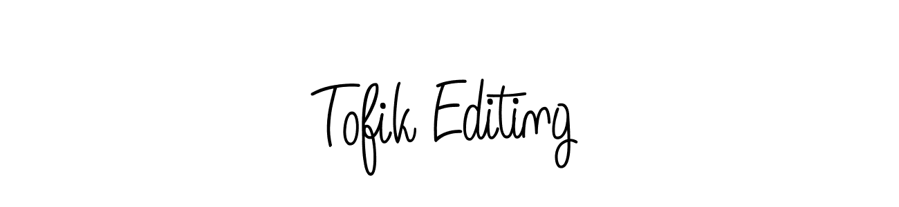 Make a beautiful signature design for name Tofik Editing. Use this online signature maker to create a handwritten signature for free. Tofik Editing signature style 5 images and pictures png