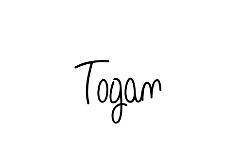 Design your own signature with our free online signature maker. With this signature software, you can create a handwritten (Angelique-Rose-font-FFP) signature for name Togan. Togan signature style 5 images and pictures png