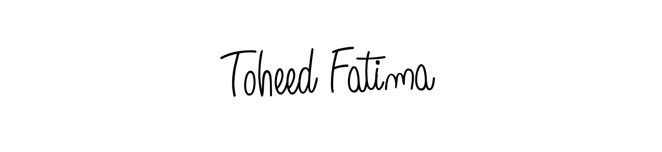 Make a beautiful signature design for name Toheed Fatima. Use this online signature maker to create a handwritten signature for free. Toheed Fatima signature style 5 images and pictures png