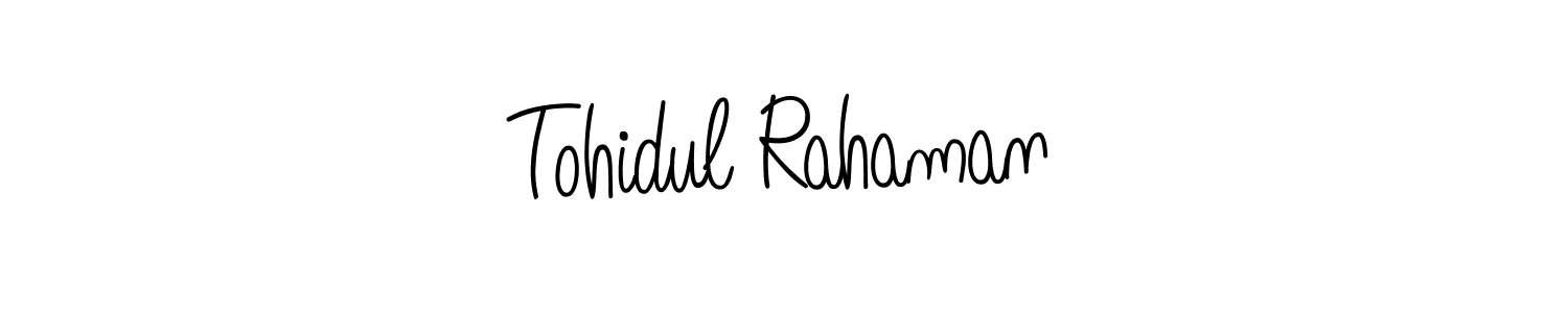 Use a signature maker to create a handwritten signature online. With this signature software, you can design (Angelique-Rose-font-FFP) your own signature for name Tohidul Rahaman. Tohidul Rahaman signature style 5 images and pictures png