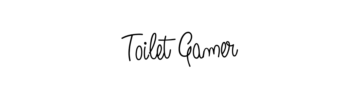 Angelique-Rose-font-FFP is a professional signature style that is perfect for those who want to add a touch of class to their signature. It is also a great choice for those who want to make their signature more unique. Get Toilet Gamer name to fancy signature for free. Toilet Gamer signature style 5 images and pictures png